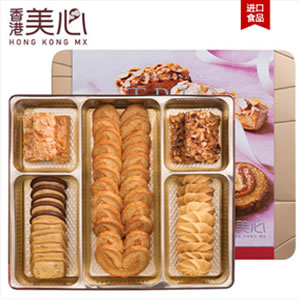 美心 中國香港原裝 美心三重奏什錦餅幹零食餅幹糕點香港特產禮盒